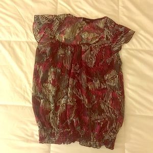 EUC - BCX sheer blouse XL